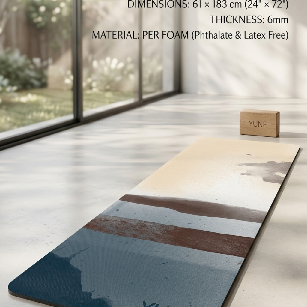 Corevix Non-Slip Yoga Mat — 6mm Eco-Friendly Exercise Mat