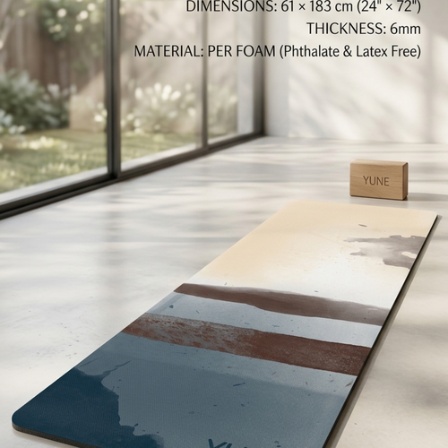 Corevix Non-Slip Yoga Mat — 6mm Eco-Friendly Exercise Mat